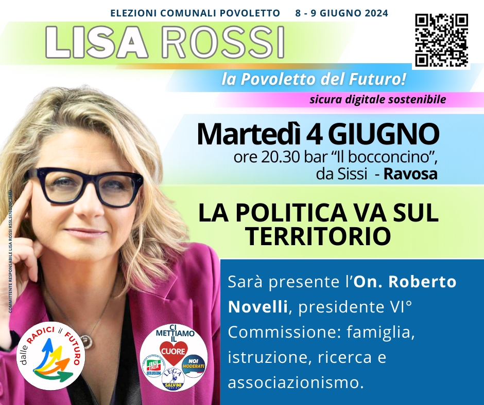 la politica va sul territorio evento