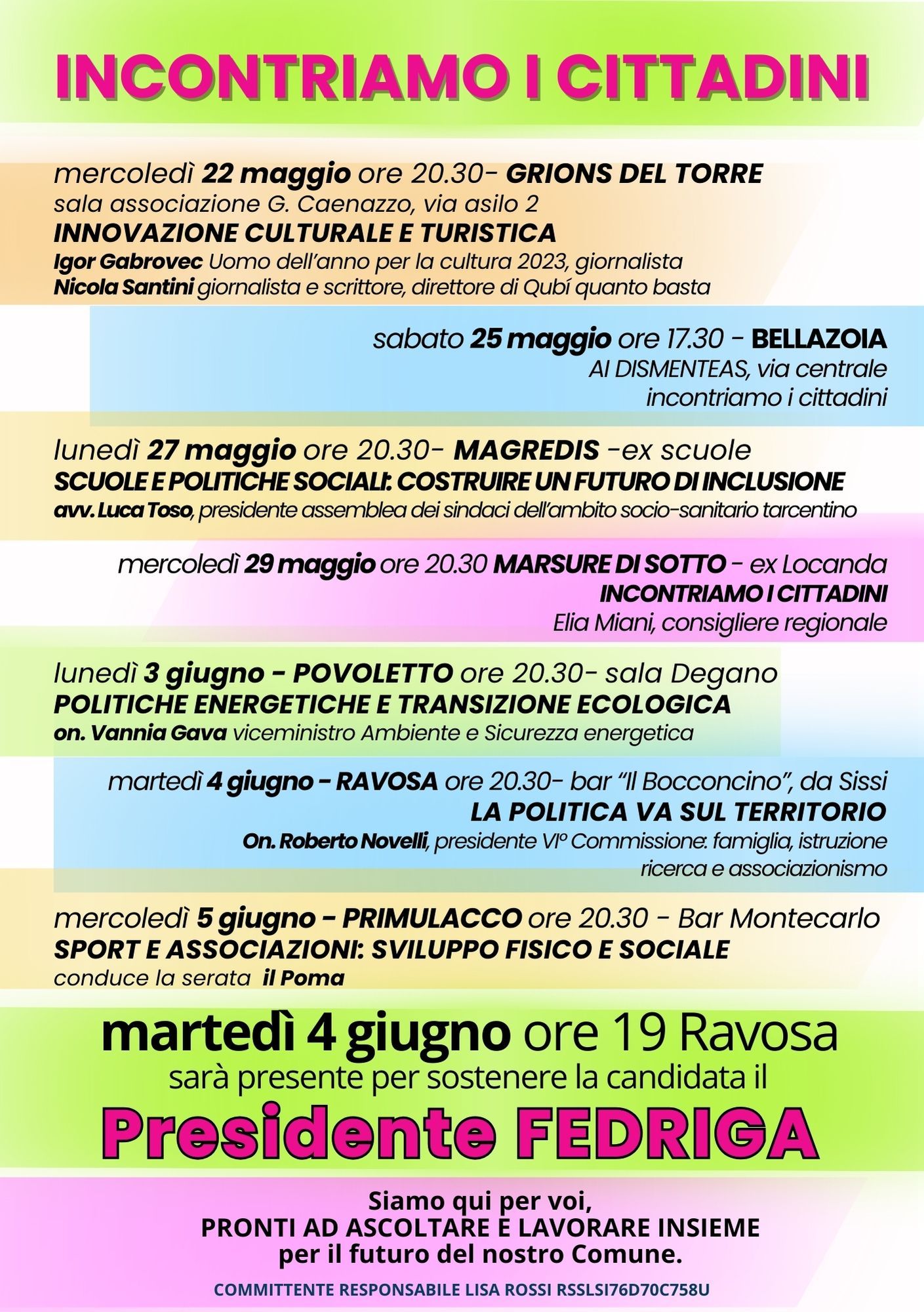 FLYER programma eventi